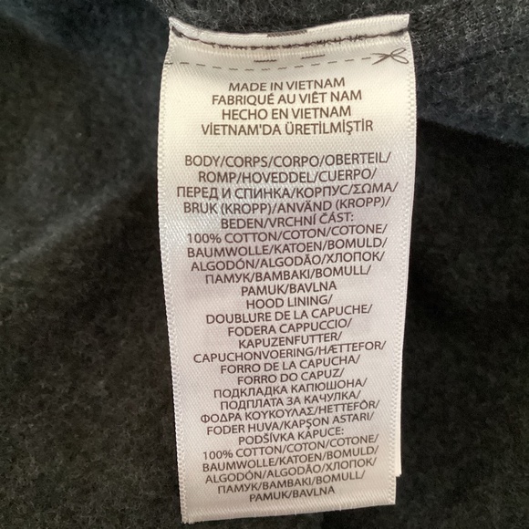 Polo Ralph Lauren Fleece Hooded Baseball Varsity Jacket Grey  Mens  size M - Picture 8 of 9